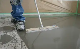 Uneven floor being professionally repaired in Oakland, CA